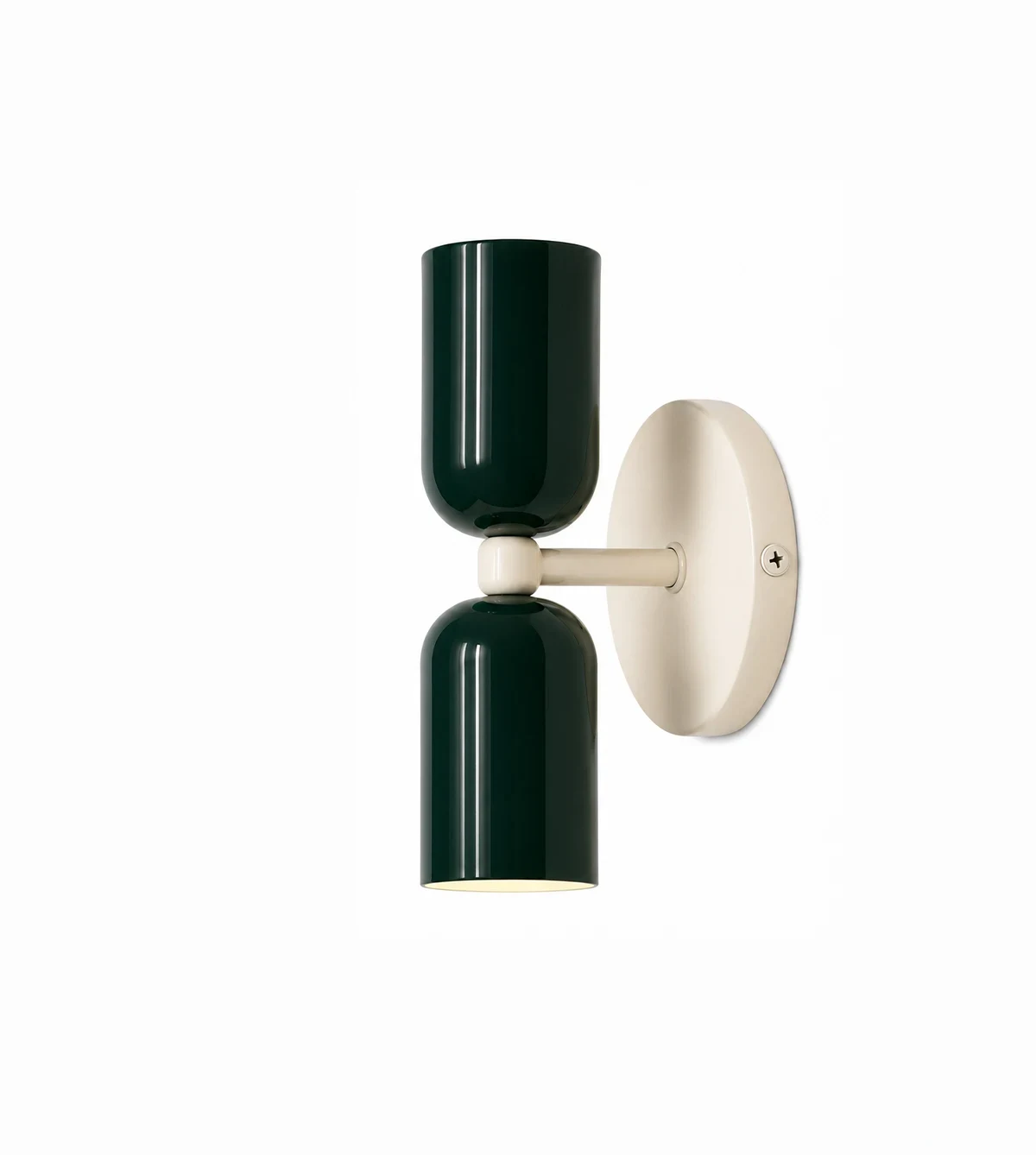 5lamp Capsule Koyu Yeşil Krem Metal E27 Çift Yönlü Duvar Apliği