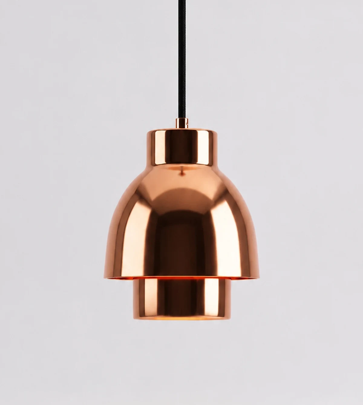 5lamp Duo Beam Bakır Çift Gölgeli Metal Sarkıt Avize