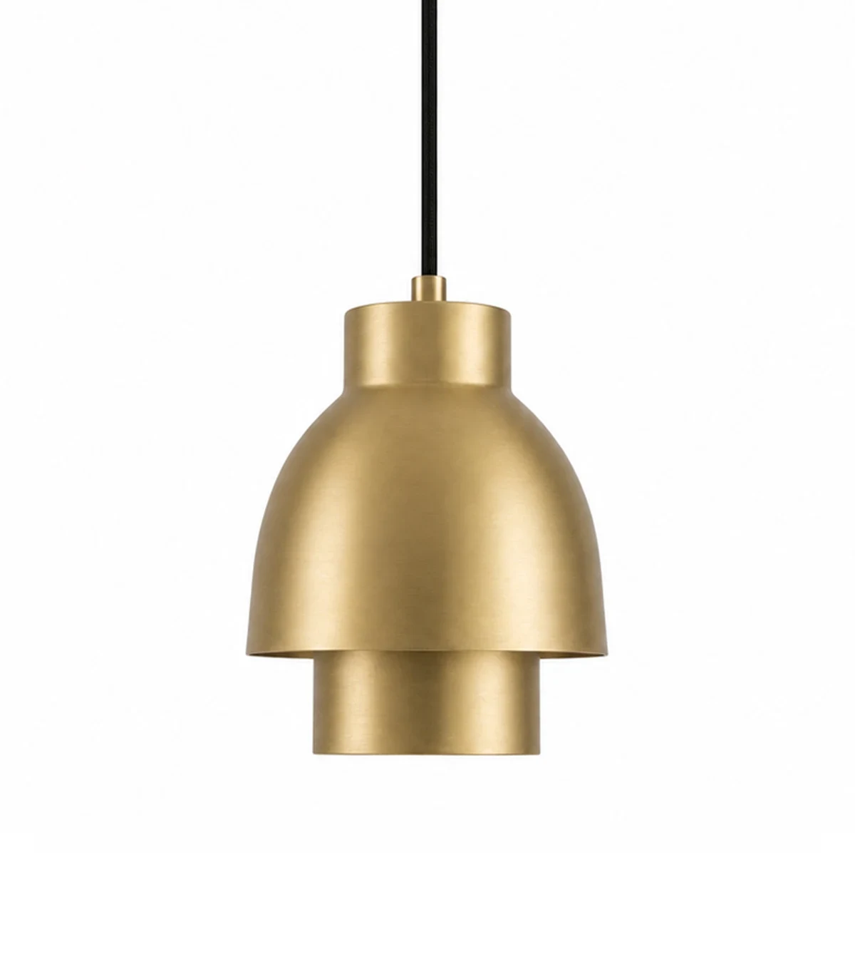 5lamp Duo Beam Pirinç Çift Gölgeli Metal Sarkıt Avize