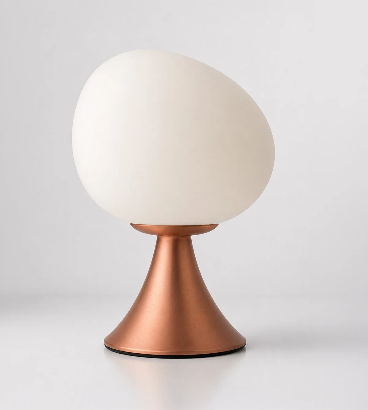 5lamp Egg Bakır Metal Opal Cam E27 Masa Lambası