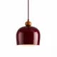 5lamp Sfora bordo metal ahşap detaylı E27 tekli sarkıt avize