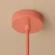 Sfora pembe sarkıt avizenin metal tavan rozansı ve kablo bağlantısı