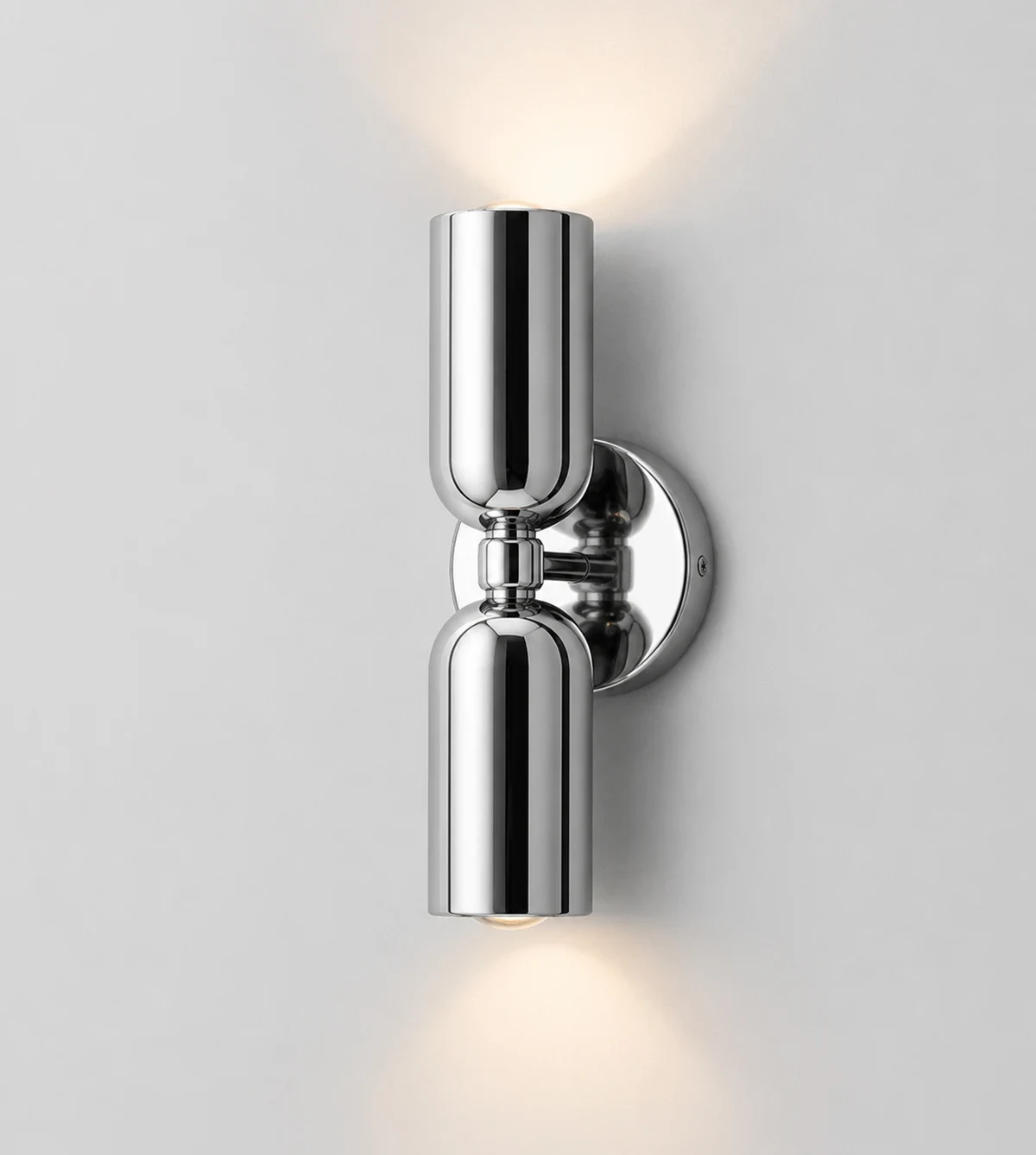 5lamp Capsule Krom Metal E27 Çift Yönlü Duvar Apliği