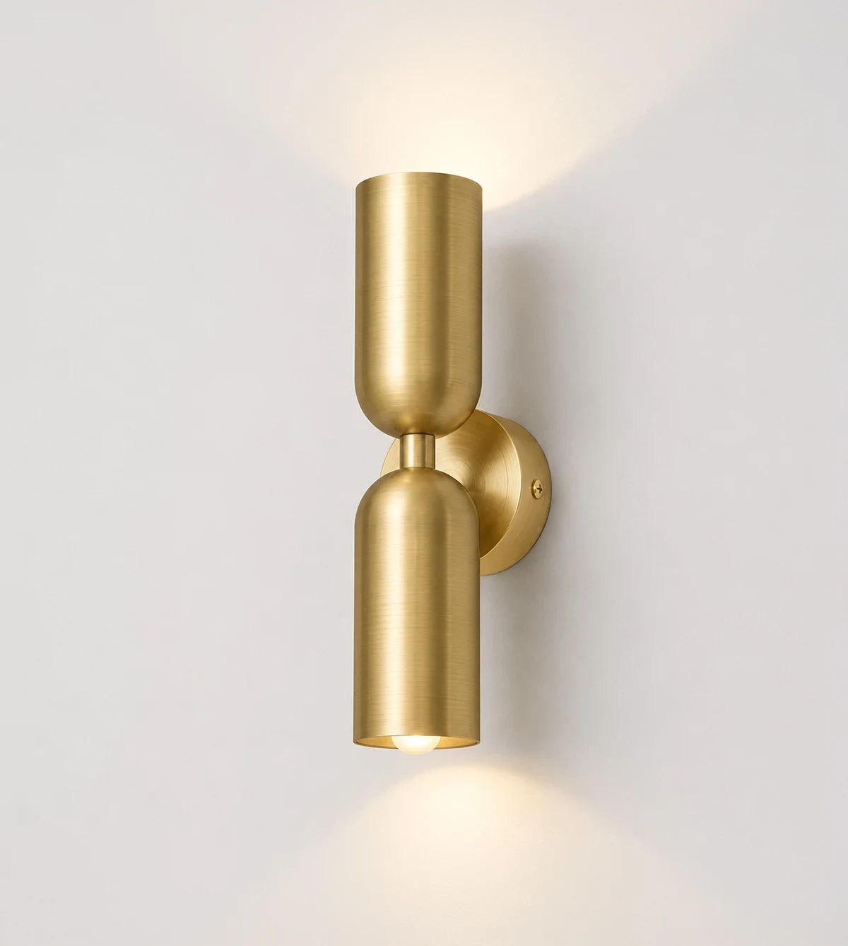 5lamp Capsule Pirinç Metal E27 Çift Yönlü Duvar Apliği