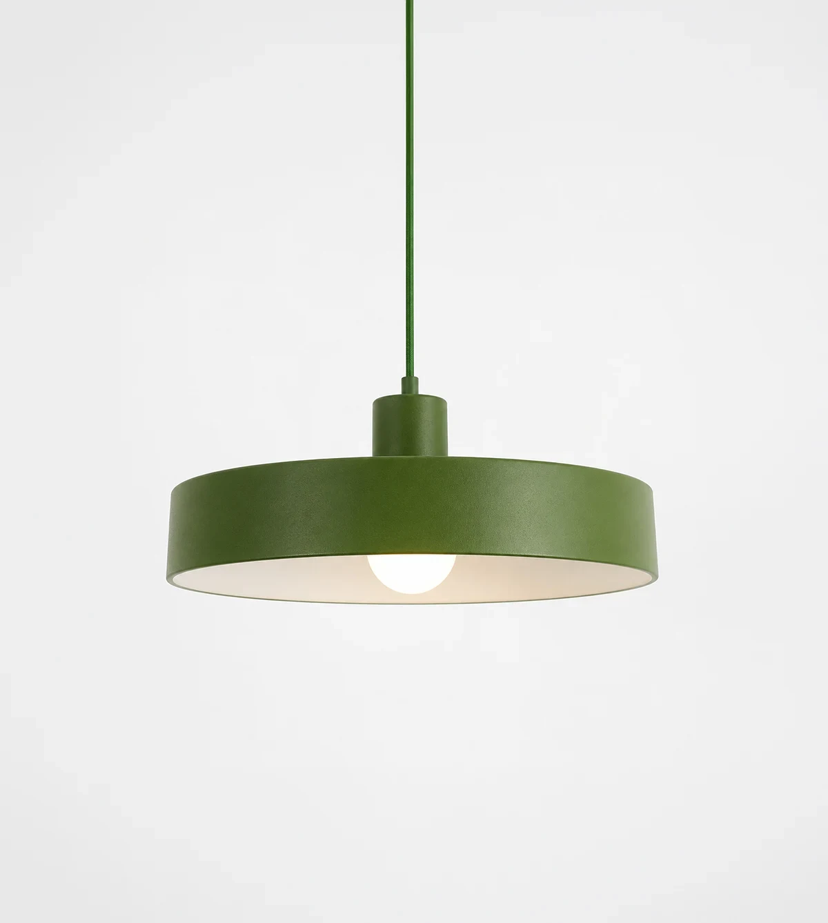 5lamp Solis Yeşil Metal E27 Sarkıt Avize