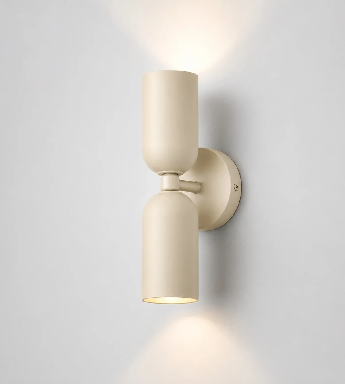 5lamp Capsule Krem Metal E27 Çift Yönlü Duvar Apliği