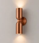 5lamp Capsule Bakır Metal E27 Çift Yönlü Duvar Apliği