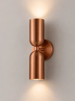5lamp Capsule Bakır Metal E27 Çift Yönlü Duvar Apliği