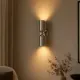 5lamp Capsule Krom metal duvar apliği, modern iç mekânda yumuşak ışık yayılımıyla