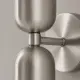 5lamp Capsule Nikel aplikte fırçalı metal gövde, silindir başlık ve bağlantı detayı
