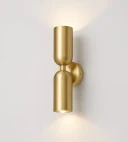 5lamp Capsule Pirinç Metal E27 Çift Yönlü Duvar Apliği