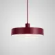 5lamp Solis Bordo E27 metal sarkıt avize, yuvarlak gövdesi ve açık renk iç yüzeyiyle