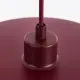 5lamp Solis Bordo sarkıt avizede kumaş kaplama kablo ve metal gövde bağlantı detayı