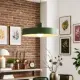 5lamp Solis Yeşil Metal E27 Sarkıt Avize - 5