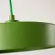 5lamp Solis Yeşil avizenin elektrostatik toz boyalı metal gövde yüzey detayı