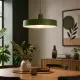 Modern yemek masası üzerinde kullanılan 5lamp Solis Yeşil E27 sarkıt avize