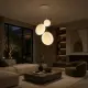 5lamp Kirpi Beyaz Opal Cam 3'lü G9 Sarkıt Avize - 4