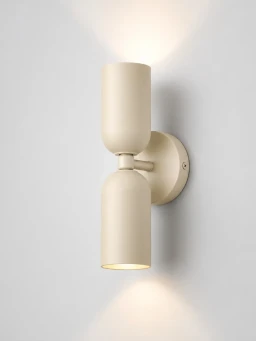5lamp Capsule Krem Metal E27 Çift Yönlü Duvar Apliği