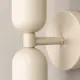 5lamp Capsule Krem aplikte metal gövde, bağlantı kolu ve yuvarlak rozet detayı