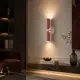 Pembe Krem Capsule aplik, dekoratif yaşam alanında sıcak çift yönlü duvar aydınlatması olarak