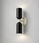 5lamp Capsule Siyah Krem Metal E27 Çift Yönlü Duvar Apliği