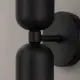 5lamp Capsule Siyah aplikte mat metal gövde, silindir başlık ve bağlantı detayı