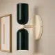 5lamp Capsule Koyu Yeşil Krem Metal E27 Çift Yönlü Duvar Apliği - 4