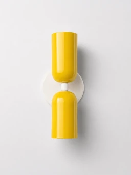 5lamp Capsule Sarı Krem Metal E27 Çift Yönlü Duvar Apliği