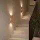 Merdiven duvarında kullanılan 5lamp Capsule Somon Krem dekoratif duvar aplikleri