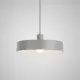 5lamp Solis Gri metal E27 sarkıt avize, dairesel gövdesi ve aşağı yönlü sıcak ışık etkisiyle