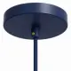 5lamp Solis Mavi sarkıt avizede tavan rozeti, kumaş kablo ve sabitleme vidası detayı