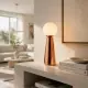 5lamp Lumia Bakır opal cam masa lambası, açık renk konsol üzerinde dekoratif aydınlatma olarak