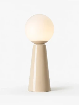 5lamp Lumia Krem Metal Opal Cam G9 Masa Lambası