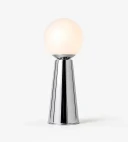 5lamp Lumia Krom Metal Opal Cam G9 Masa Lambası