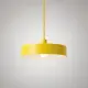 5lamp Solis Sarı 35 cm metal gövdeli E27 tekli sarkıt avizenin açık gri fonda önden ürün görünümü
