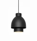 5lamp Duo Beam Antrasit Gri Çift Gölgeli Metal Sarkıt Avize