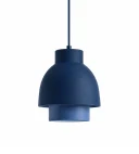 5lamp Duo Beam Mavi Çift Gölgeli Metal Sarkıt Avize