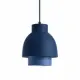 5lamp Duo Beam mavi çift gölgeli metal sarkıt aydınlatmanın önden ürün görünümü