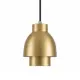 5lamp Duo Beam pirinç çift gölgeli metal sarkıt aydınlatmanın önden ürün görünümü