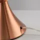 5lamp Egg bakır renk metal masa lambasının 2 metre şeffaf elektrik kablosu çıkış detayı