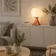 5lamp Egg bakır metal opal cam masa lambası modern salon konsolu üzerinde dekoratif kullanım
